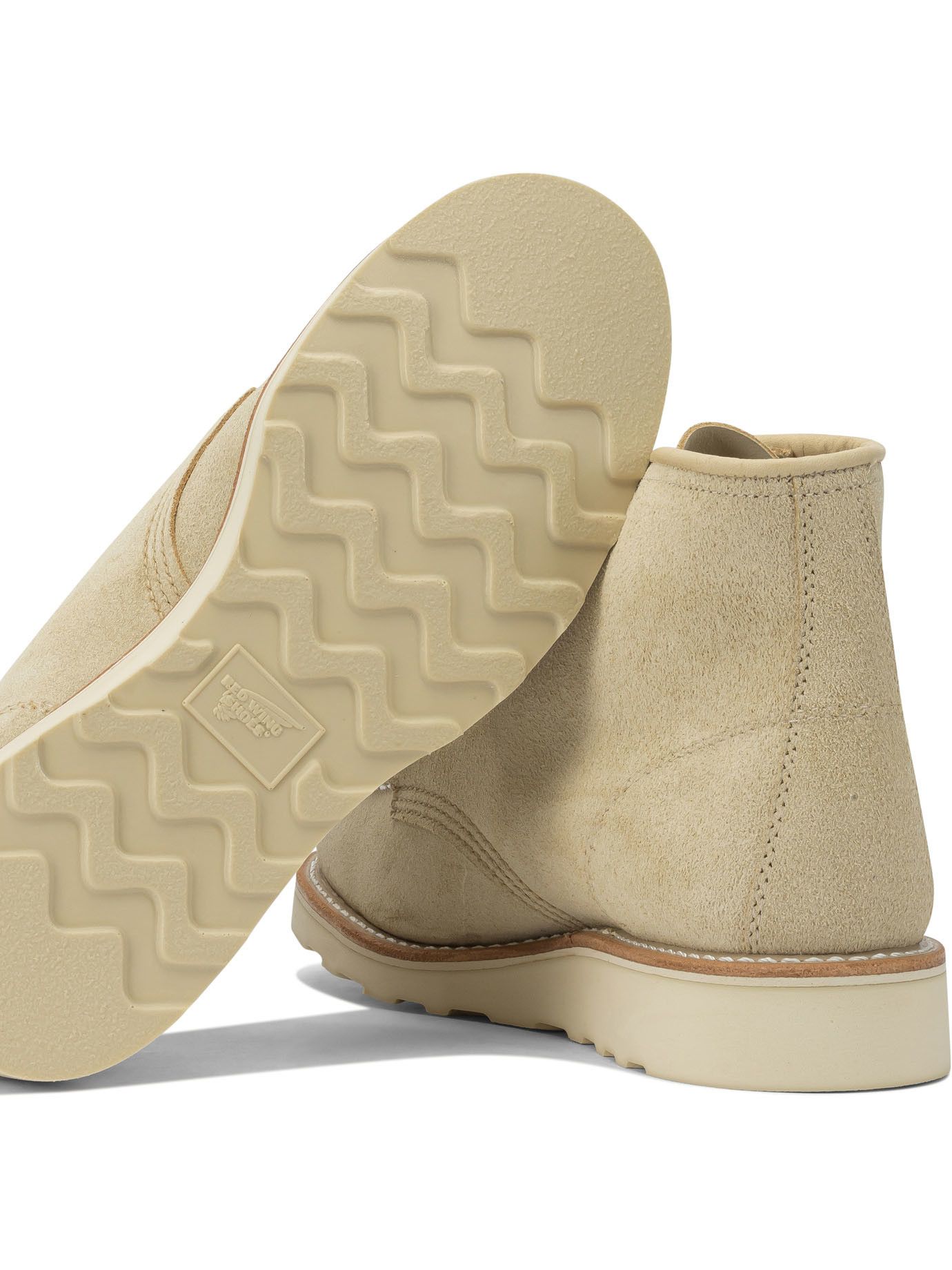 Red Wing Red Wing Shoes 6'' Moc Toe 3328 Cream Abilen Lace-Up Ankle Boots US 7.5 Women - USA Duties Paid Size US 7.5 / IT 37.5 - 5 Thumbnail