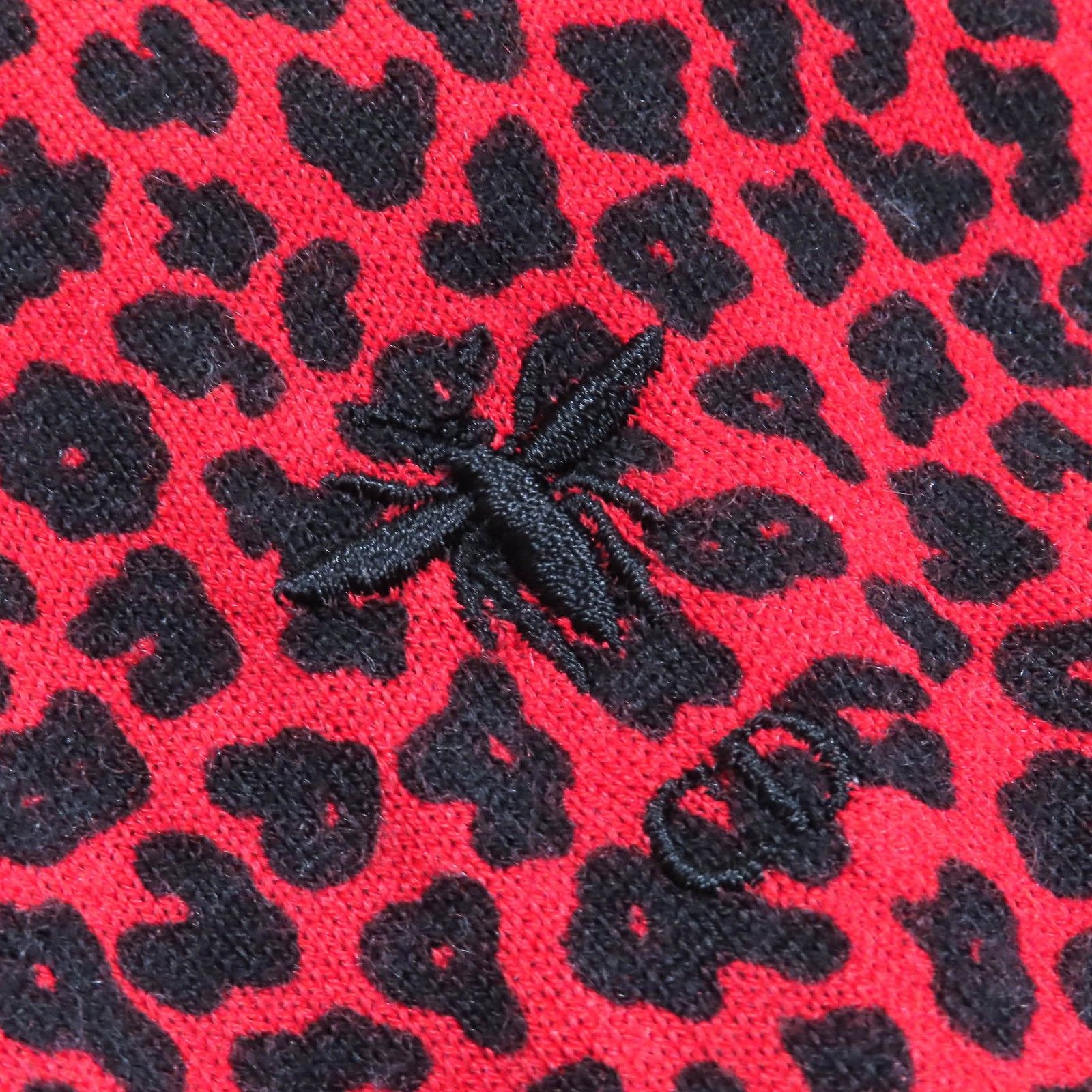 Dior Dior Christian Dior Leopard Pattern Bee Embroidery Cashmere Knitwear Others Tops 144S71AM120 DUTY FREE for USA Size ONE SIZE - 5 Thumbnail