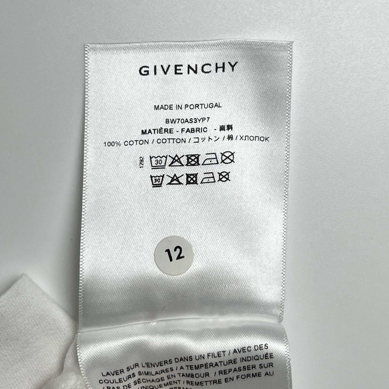 Givenchy Givenchy Givenchy Cotton T-shirt Cotton T-Shirts BW70AS3YP7 DUTY FREE for USA Size ONE SIZE - 7 Thumbnail