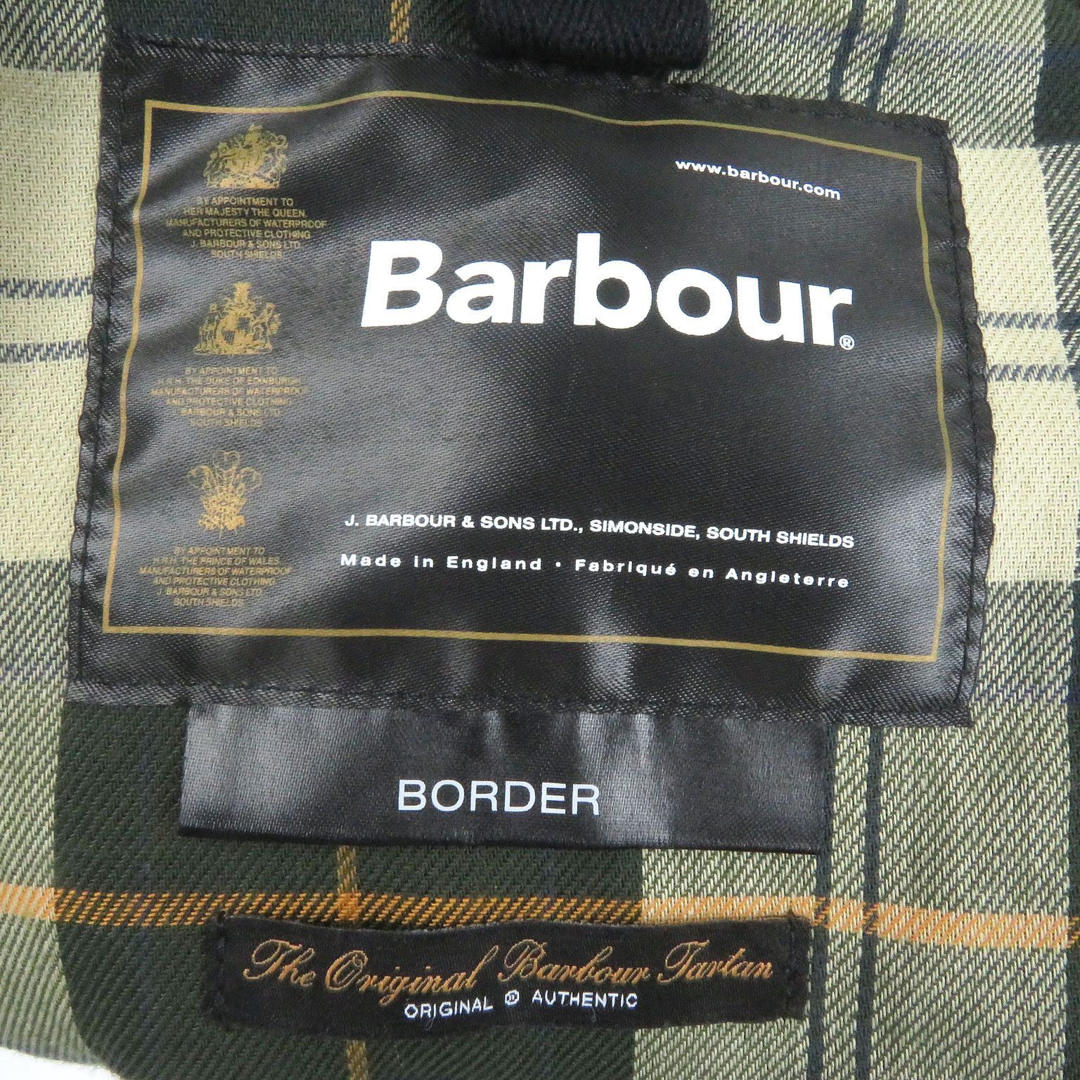 Other Other Barbour BORDER WAX JACKET Oiled Cotton Jacket Others Outerwear MWX0008SG91 DUTY FREE for USA Size ONE SIZE - 7 Thumbnail