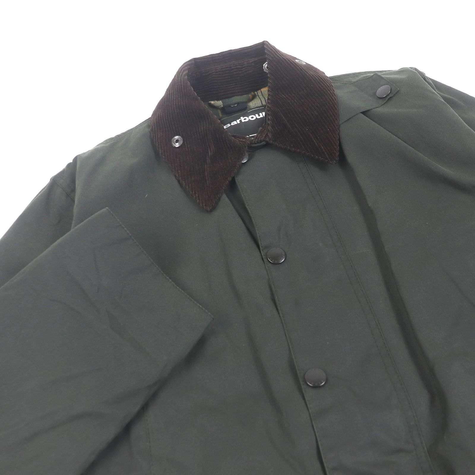 Other Other Barbour BORDER WAX JACKET Oiled Cotton Jacket Others Outerwear MWX0008SG91 DUTY FREE for USA Size ONE SIZE - 2 Thumbnail
