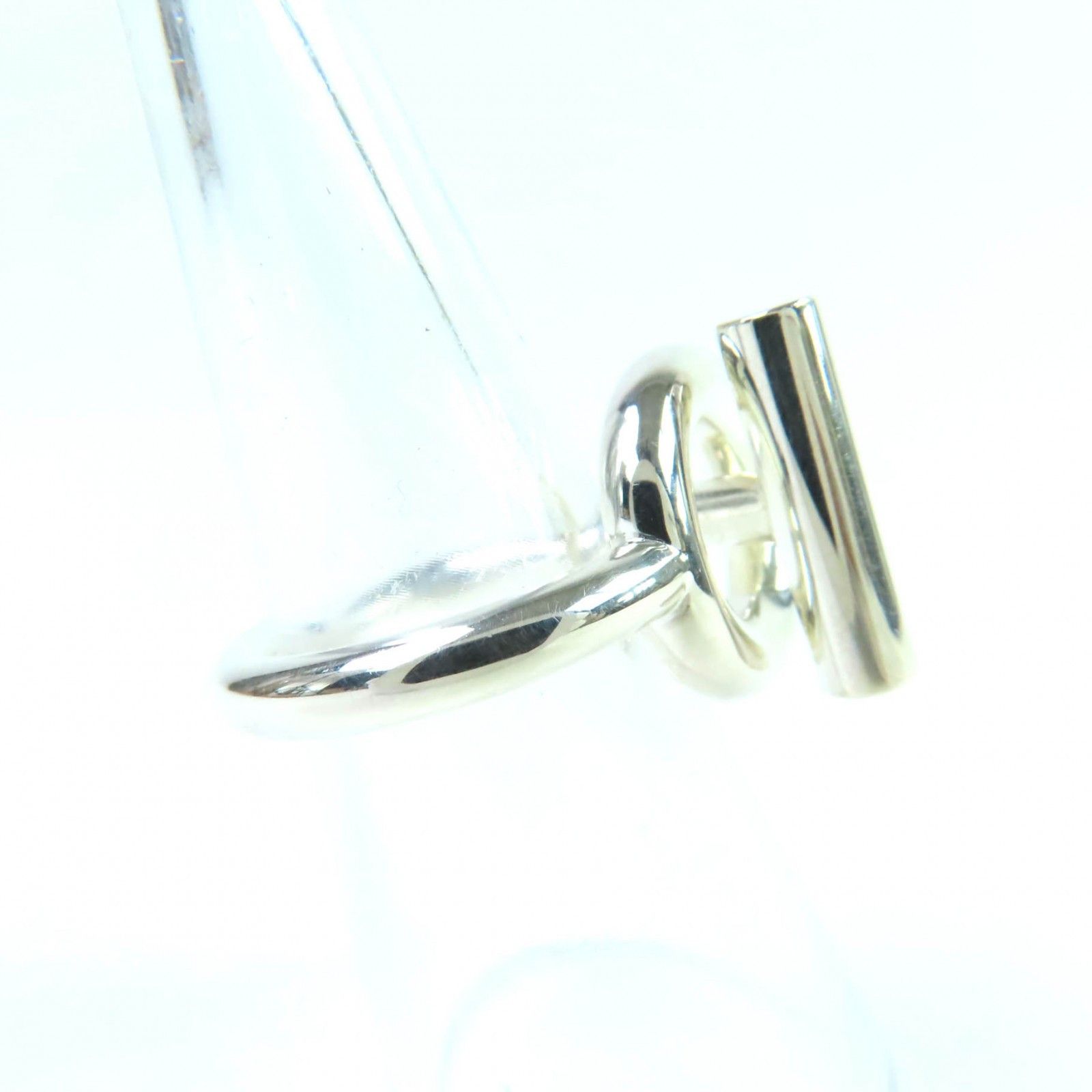Hermes Hermes Hermes Echapp MM Ring AG925 Ring Metal Ring DUTY FREE for USA Size ONE SIZE - 5 Thumbnail