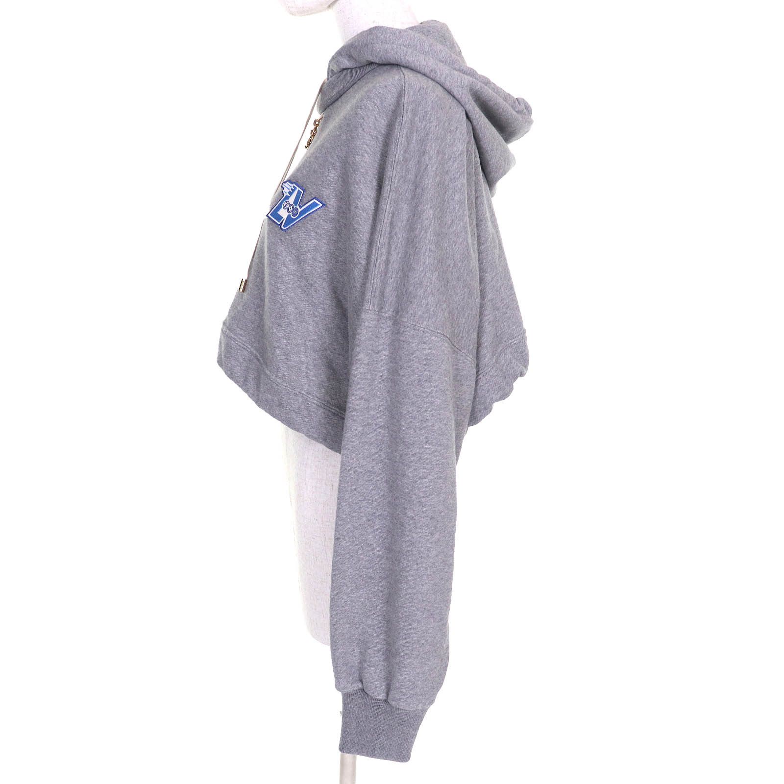 Louis Vuitton Louis Vuitton Louis Vuitton LV Flight Mode Cropped Hoodie Hoodie Cotton Sweatshirts & Hoodies 1AAOLZ DUTY FREE for USA Size ONE SIZE - 2 Thumbnail