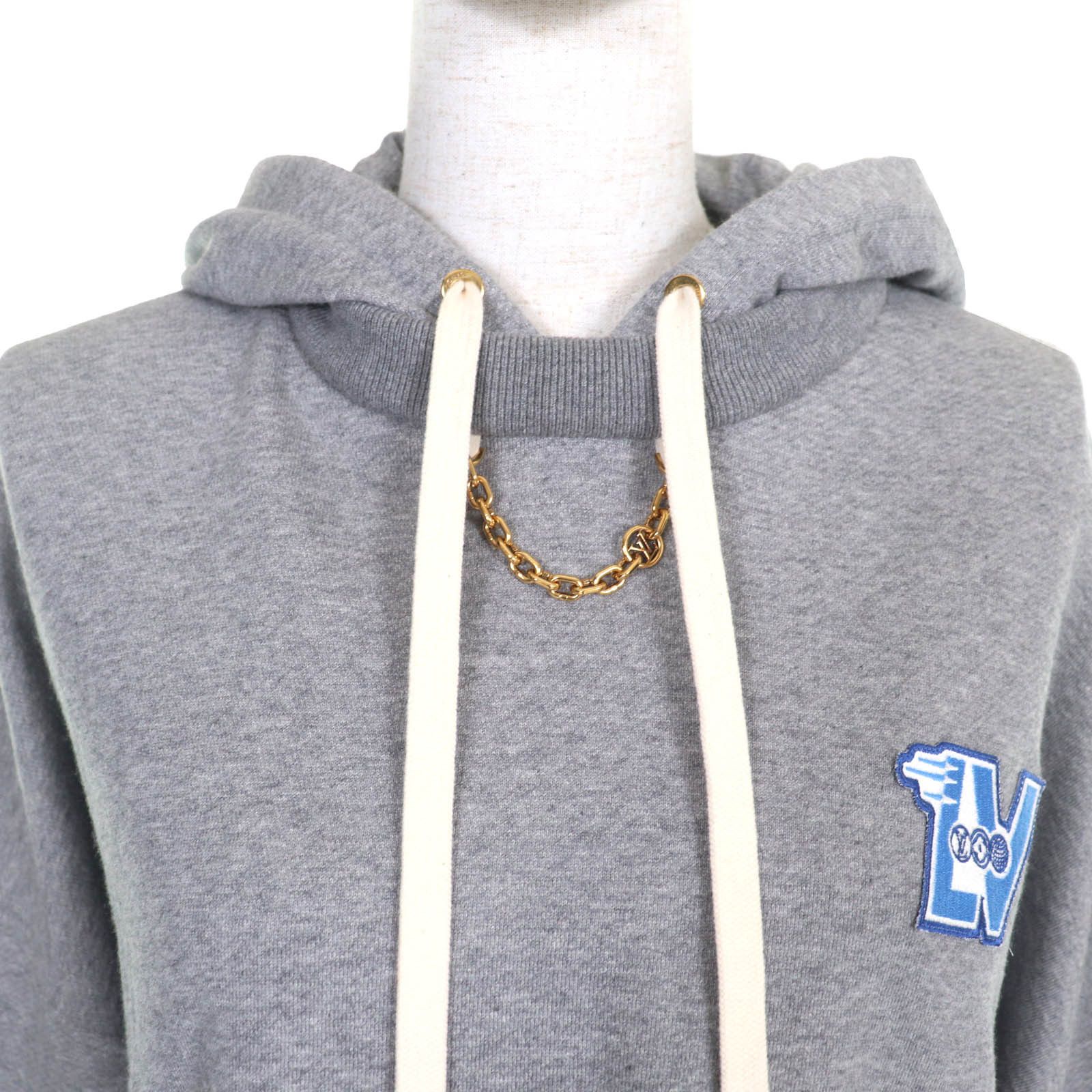 Louis Vuitton Louis Vuitton Louis Vuitton LV Flight Mode Cropped Hoodie Hoodie Cotton Sweatshirts & Hoodies 1AAOLZ DUTY FREE for USA Size ONE SIZE - 4 Thumbnail