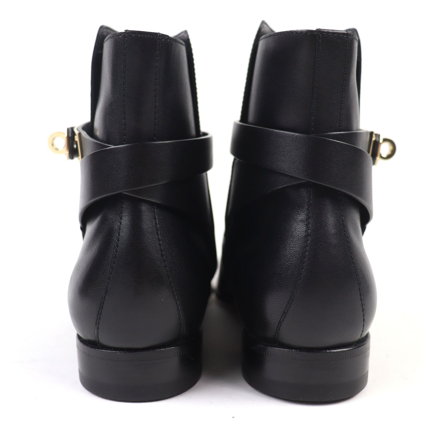 Hermes Hermes Hermes Neo Kelly Buckle Leather Short Boots Leather Shoes DUTY FREE for USA Size ONE SIZE - 5 Thumbnail