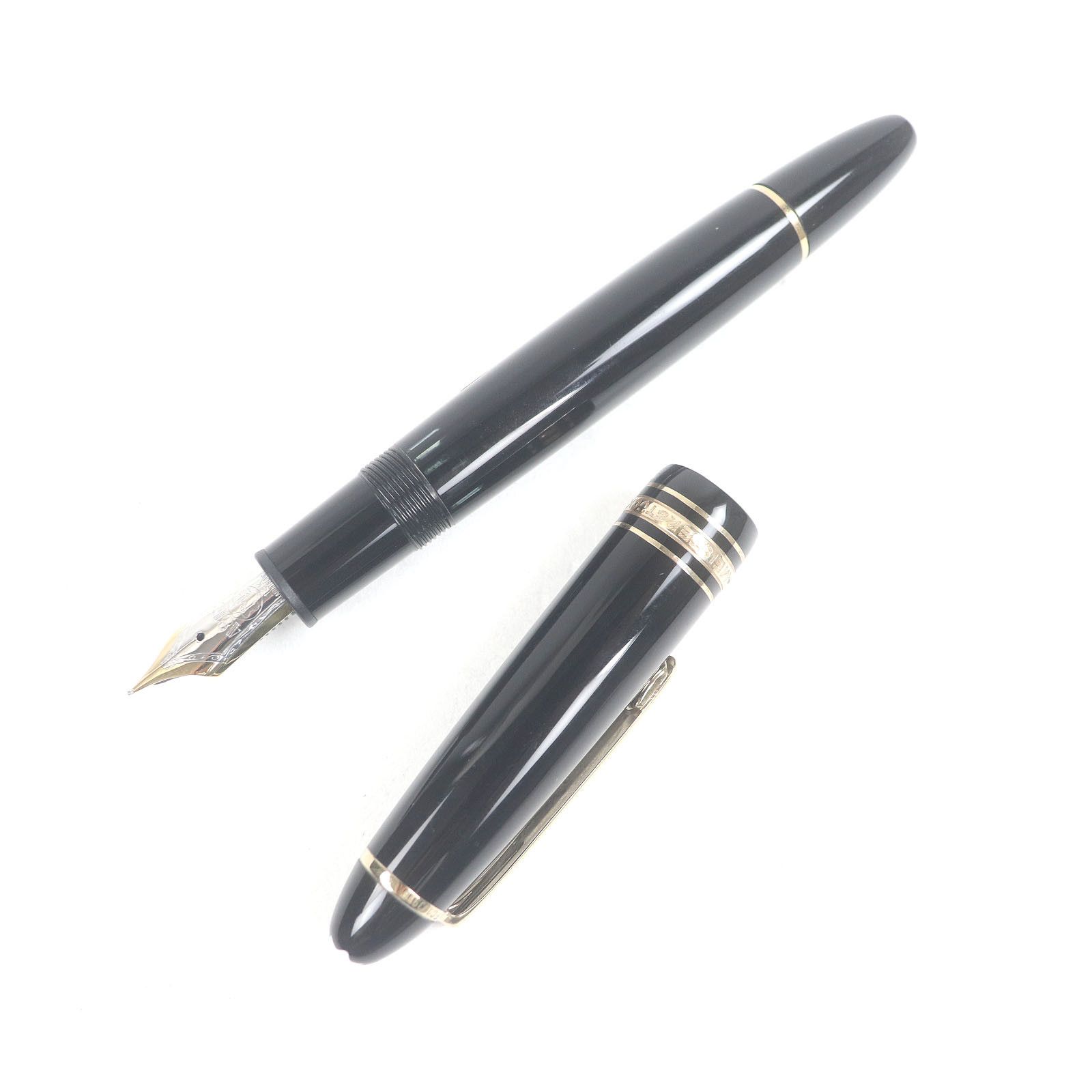 Montblanc Montblanc Montblanc Meisterstück 14K Fountain Pen Metal Pen DUTY FREE for USA Size ONE SIZE - 2 Thumbnail