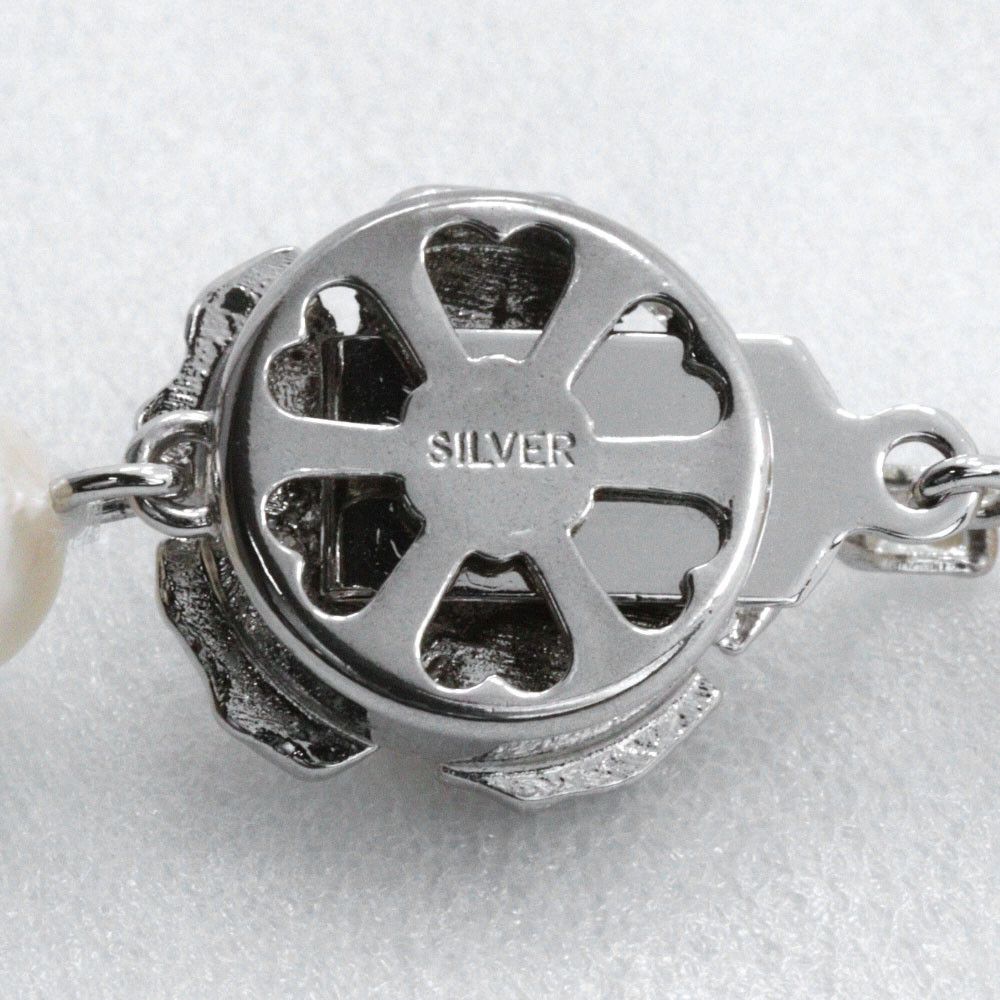 Other Other Pearl Silver Necklace Metal Necklace DUTY FREE for USA Size ONE SIZE - 6 Thumbnail