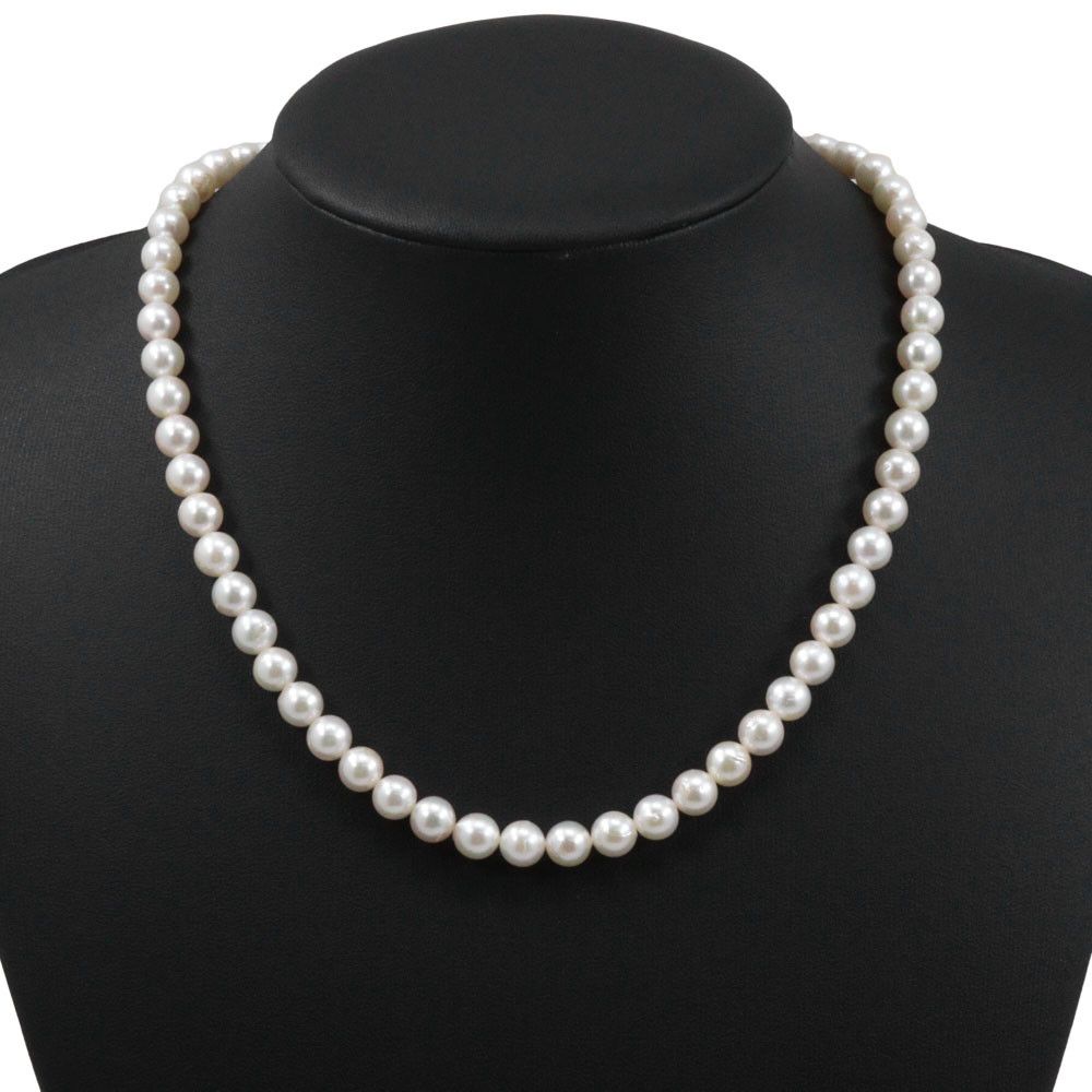 Other Other Pearl Silver Necklace Metal Necklace DUTY FREE for USA Size ONE SIZE - 2 Thumbnail
