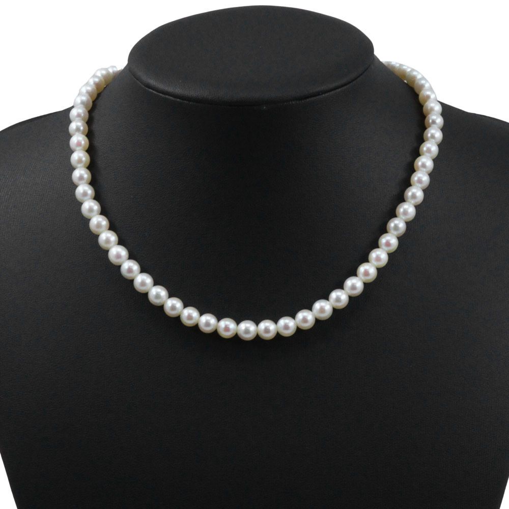 Other Other Pearl Silver Necklace Metal Necklace DUTY FREE for USA Size ONE SIZE - 2 Thumbnail