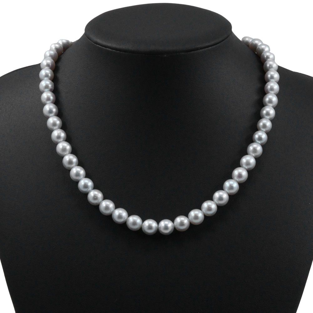 Other Other Pearl Silver Necklace Metal Necklace DUTY FREE for USA Size ONE SIZE - 2 Thumbnail