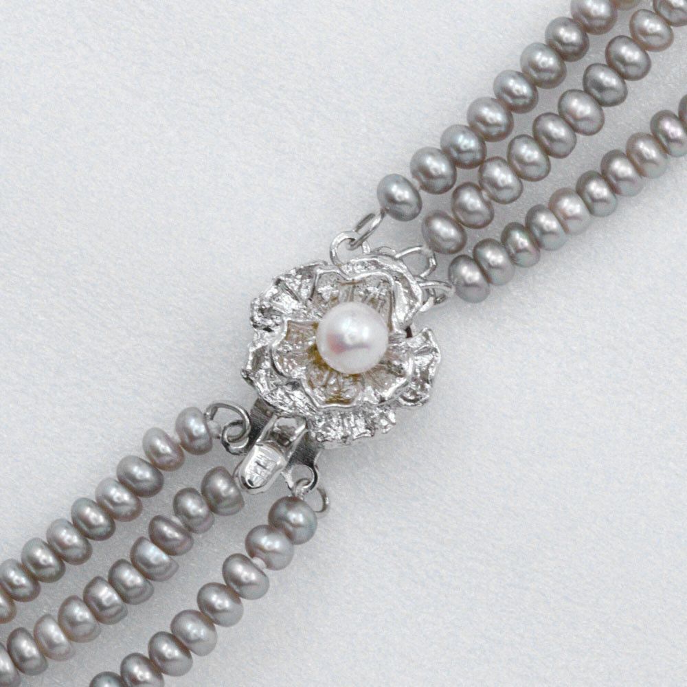 Other Other Baroque Baby Pearl Silver Pearl Necklace Metal Necklace DUTY FREE for USA Size ONE SIZE - 4 Thumbnail