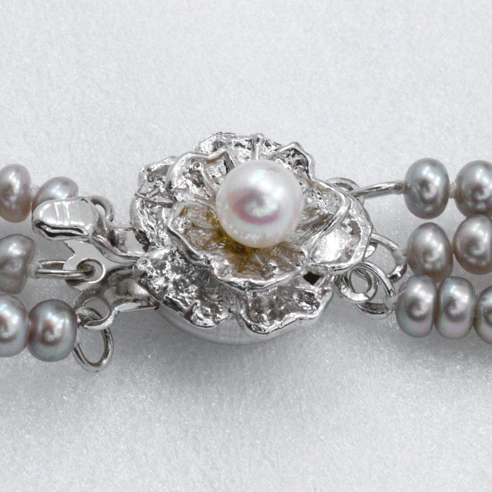Other Other Baroque Baby Pearl Silver Pearl Necklace Metal Necklace DUTY FREE for USA Size ONE SIZE - 5 Thumbnail
