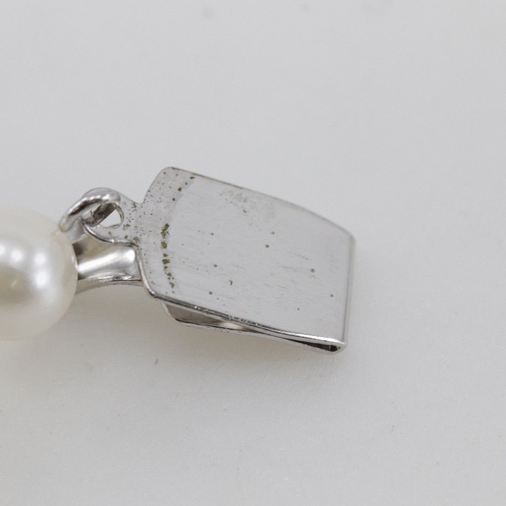 Other Other Pearl Silver Necklace Metal Necklace DUTY FREE for USA Size ONE SIZE - 7 Thumbnail