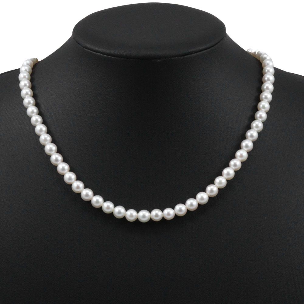 Other Other Pearl Silver Necklace Metal Necklace DUTY FREE for USA Size ONE SIZE - 2 Thumbnail