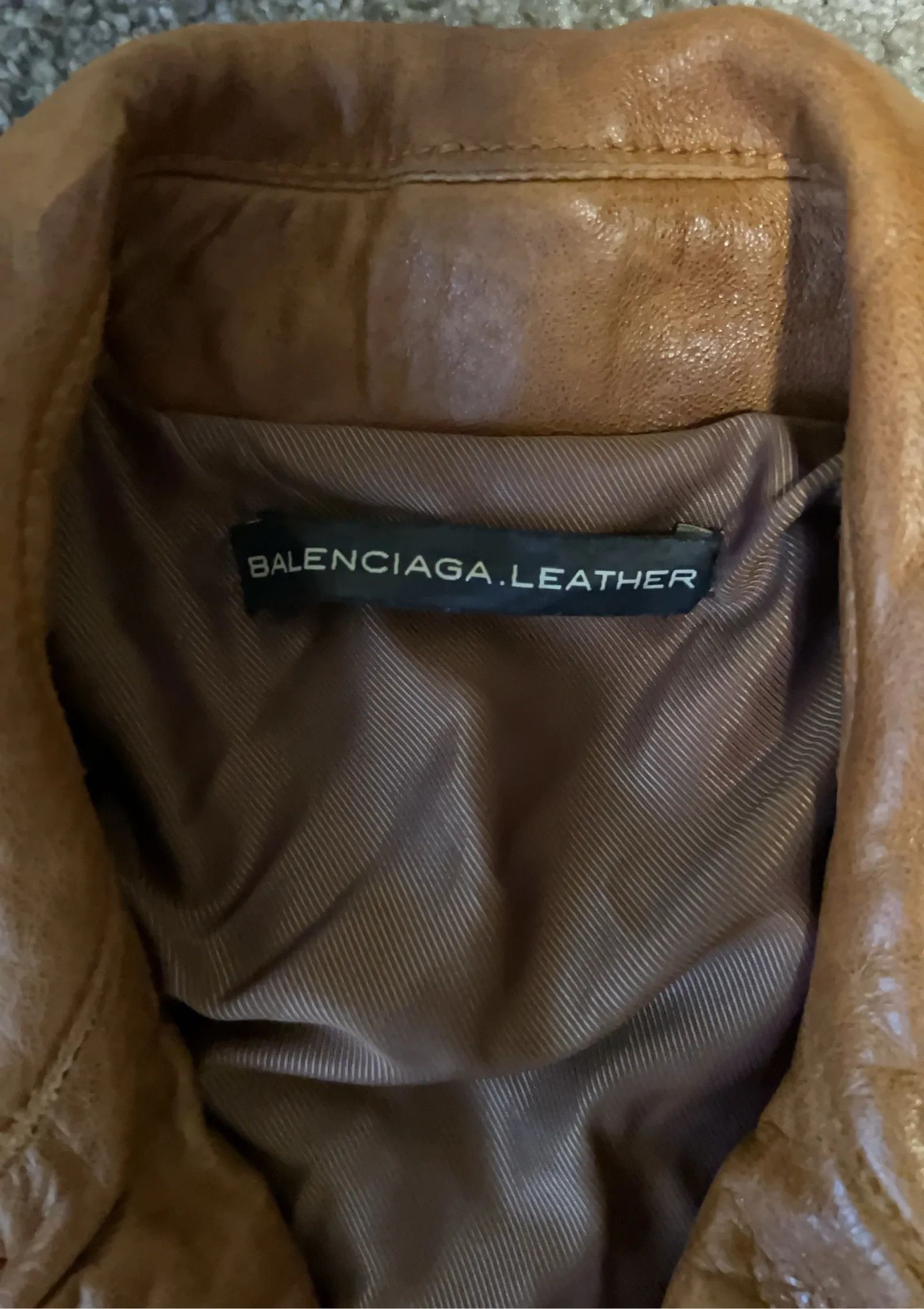 Balenciaga Balenciaga Leather Jacket Size M / US 6-8 / IT 42-44 - 2 Thumbnail