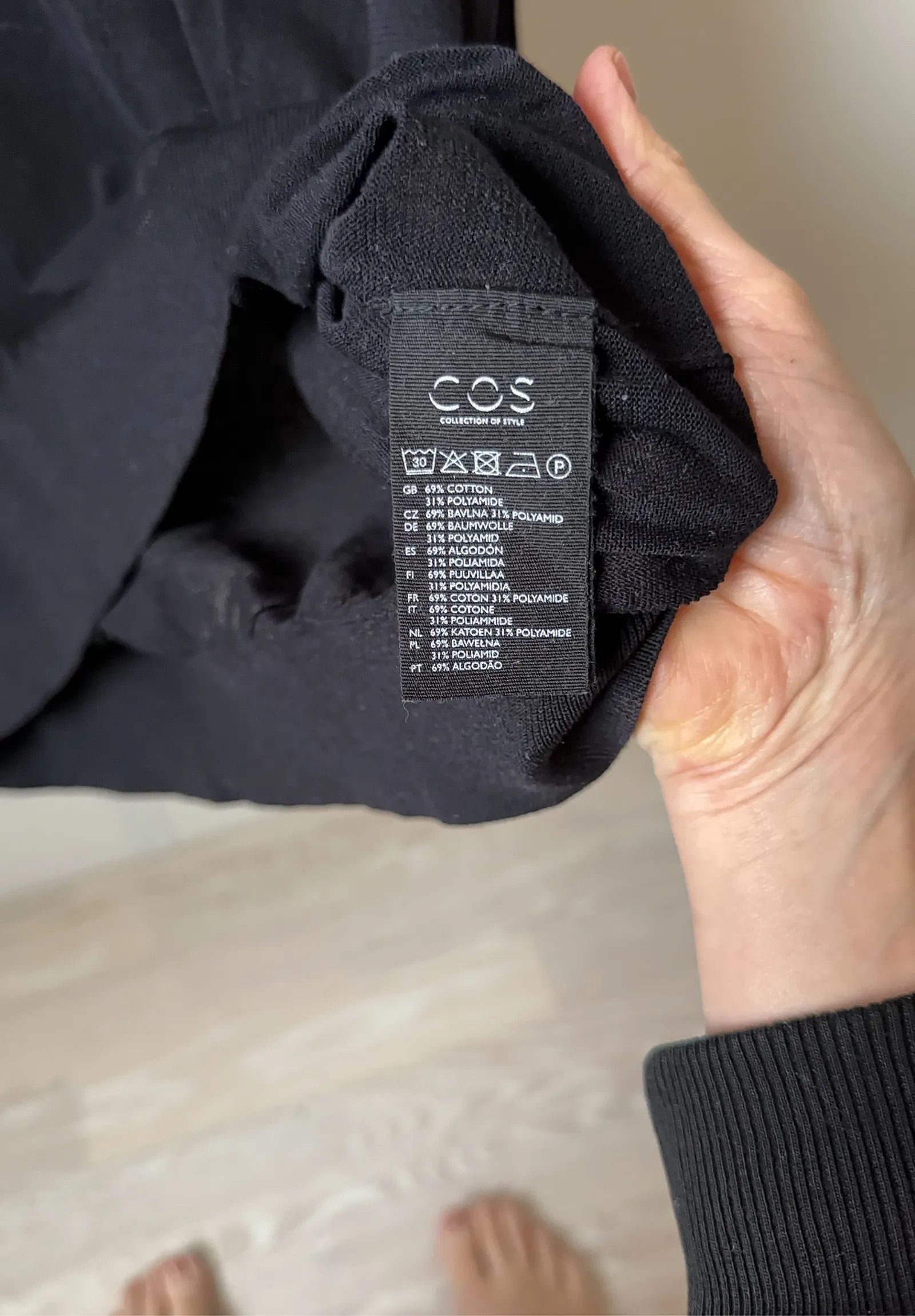 Cos Cos V-ringar lätt transparent tröja Sweater Size S / US 4 / IT 40 - 3 Thumbnail