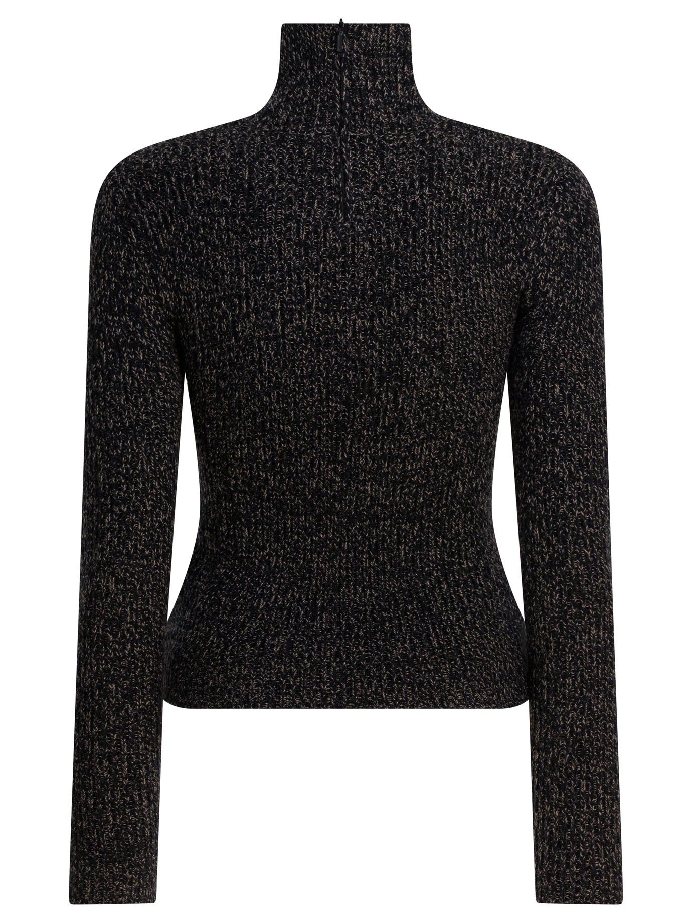 Max Mara Max Mara Wool And Cashmere Mouliné Turtleneck Sweater tag size S Women - USA Duties Paid Size S / US 4 / IT 40 - 2 Thumbnail