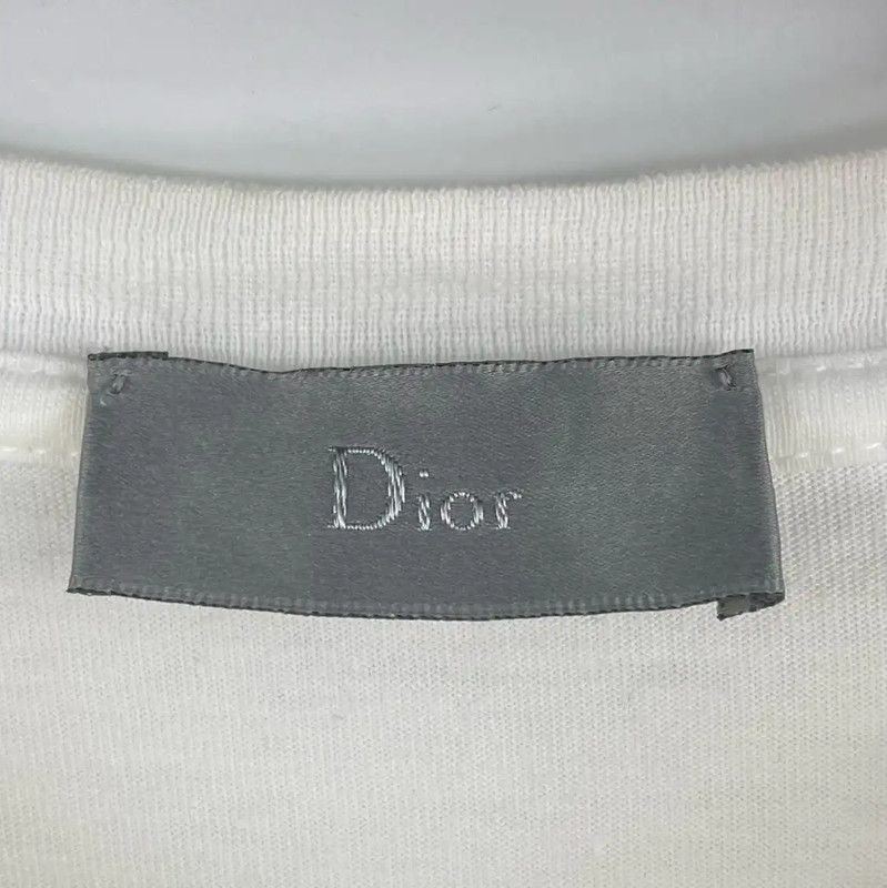 Dior Dior White Cotton Long Sleeve T-Shirt 0089 Size US S / EU 44-46 / 1 - 5 Thumbnail