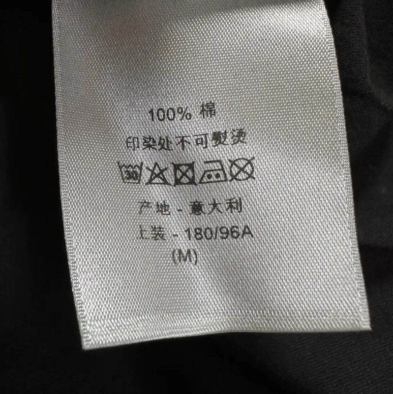 Dior Dior Black Cotton Embroidered Short Sleeve T-Shirt 0089 Size US M / EU 48-50 / 2 - 6 Thumbnail