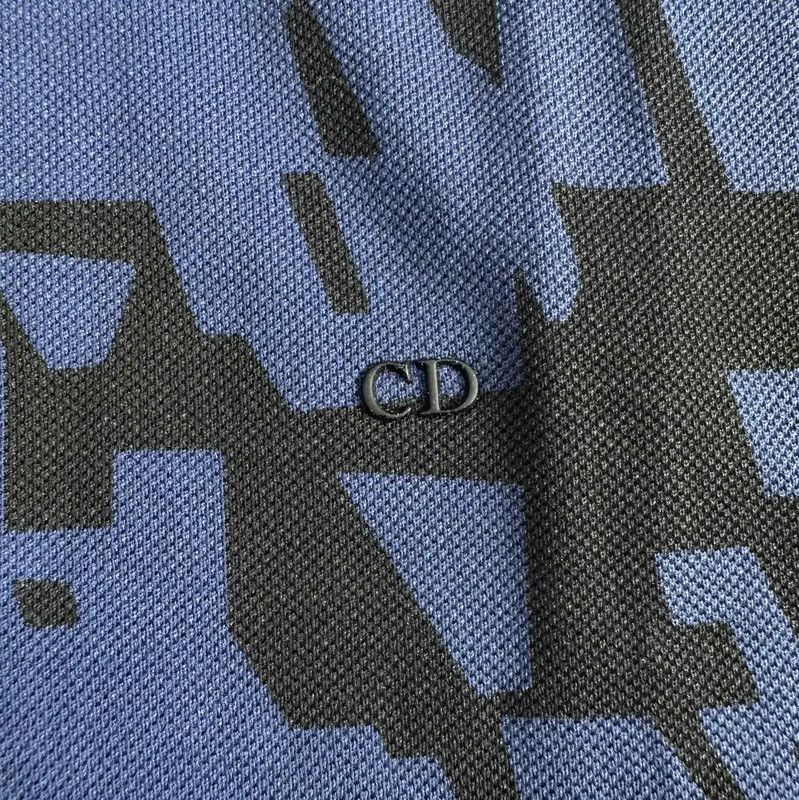 Dior Dior Blue Cotton Logo Polo for Men 0089 Size US S / EU 44-46 / 1 - 2 Thumbnail