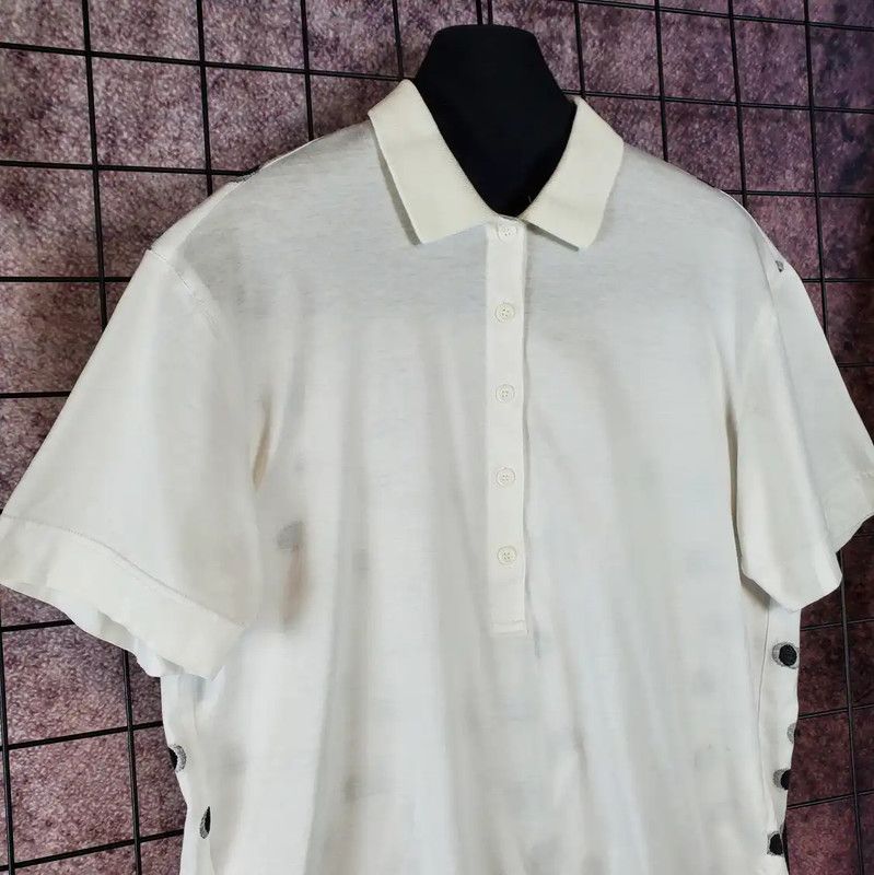 Dior Dior Men's White Summer Cotton Polka Dot Top 0089 Size US M / EU 48-50 / 2 - 5 Thumbnail