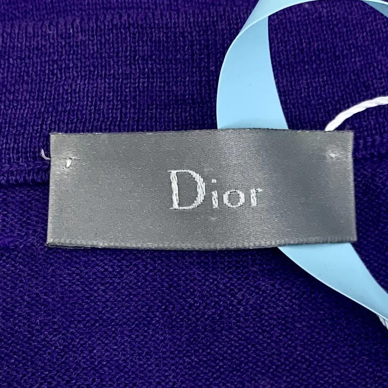 Dior Dior Men's Purple Wool Sweater 0089 Size US L / EU 52-54 / 3 - 5 Thumbnail
