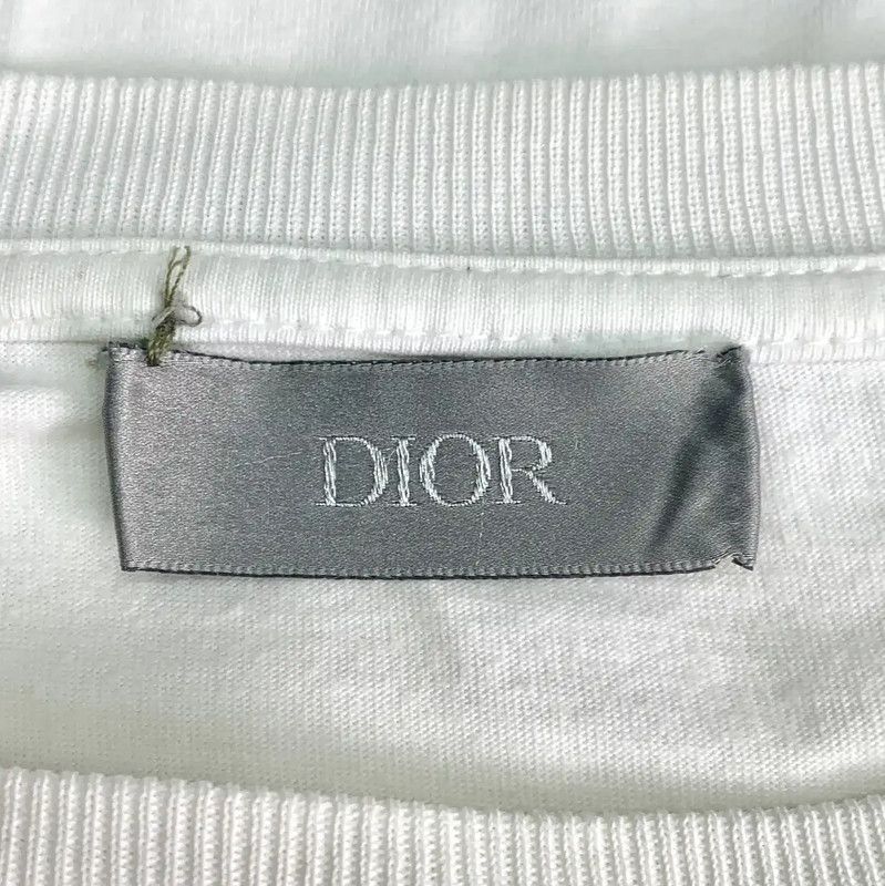 Dior Dior White Cotton Men's T-shirt 0089 Size US XS / EU 42 / 0 - 5 Thumbnail