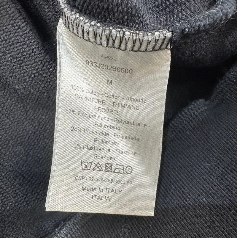 Dior Dior Black Embroidered Men's Zip-Up Hoodie 0089 Size US M / EU 48-50 / 2 - 6 Thumbnail