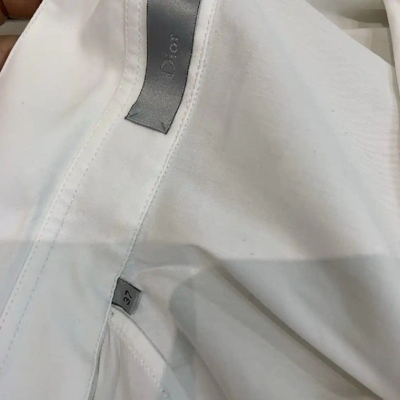 Dior Dior White Cotton Long Sleeve Shirt for Men 0089 Size US S / EU 44-46 / 1 - 5 Thumbnail