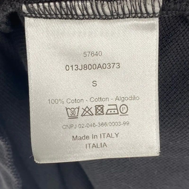 Dior Dior Men's Summer Black Cotton Polo 0089 Size US S / EU 44-46 / 1 - 4 Thumbnail