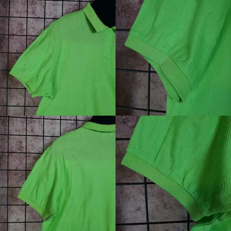 Dior Dior Men's Short Sleeve Green Polo Shirt 0089 Size US L / EU 52-54 / 3 - 4 Thumbnail