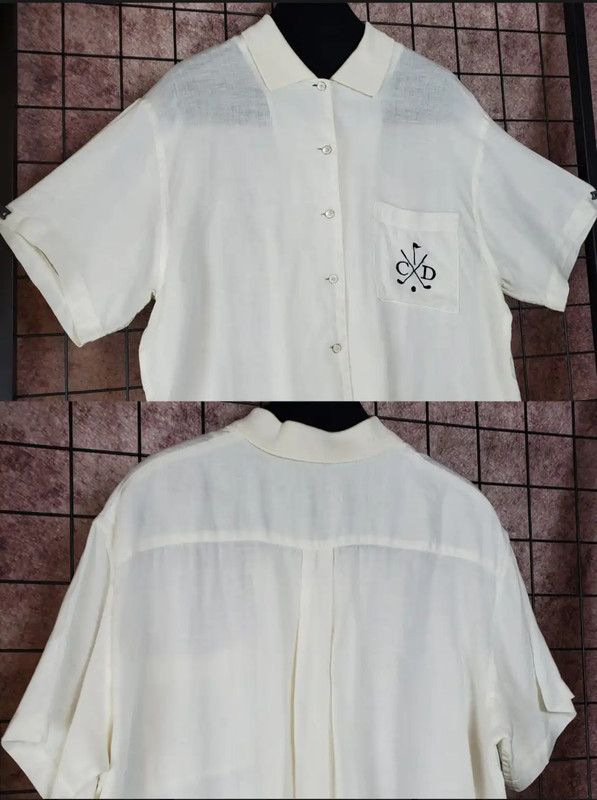 Dior Dior Embroidered Logo Short Sleeve Polo Shirt 0089 Size US M / EU 48-50 / 2 - 4 Thumbnail