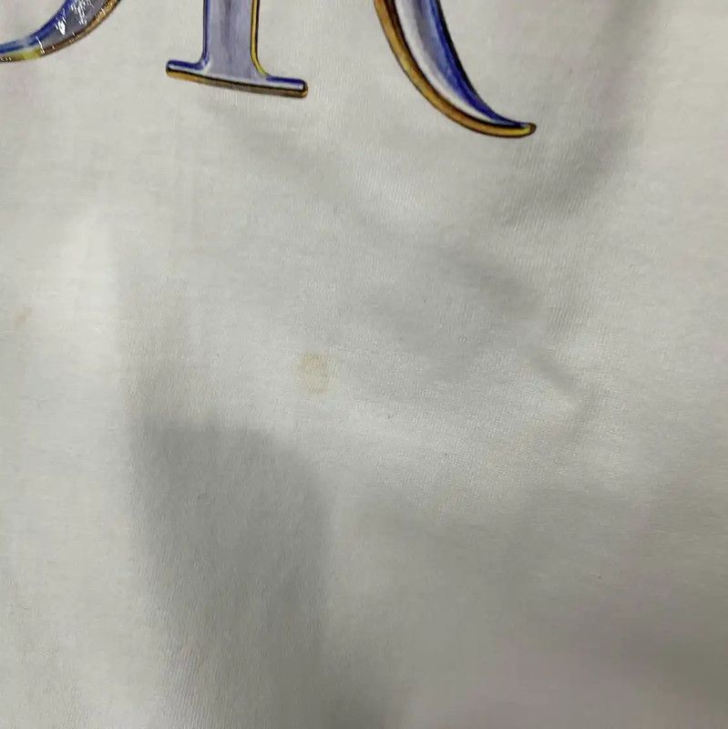 Dior Dior Summer White Cotton Short Sleeve T-shirt 0089 Size US L / EU 52-54 / 3 - 6 Thumbnail