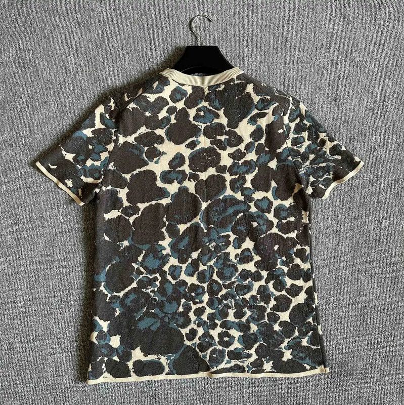 Dior Dior Summer Khaki Wool Blend Short Sleeve Tee 0089 Size US M / EU 48-50 / 2 - 4 Thumbnail
