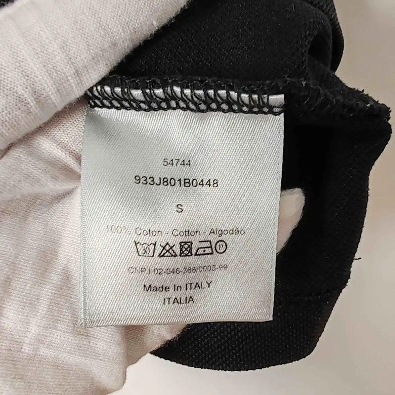 Dior Dior Black Cotton Men's Polo Shirt 0089 Size US S / EU 44-46 / 1 - 5 Thumbnail