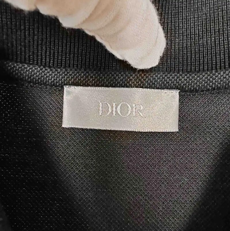 Dior Dior Black Cotton Men's Polo Shirt 0089 Size US S / EU 44-46 / 1 - 4 Thumbnail