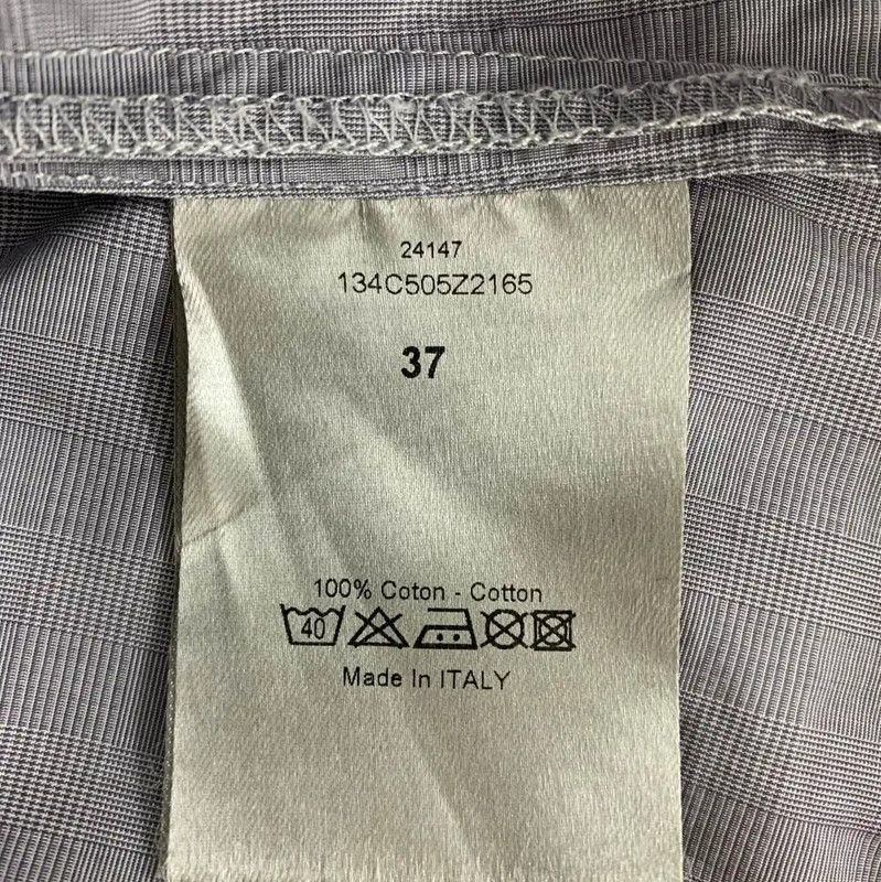 Dior Dior Grey Cotton Long Sleeve Shirt 0089 Size US XXS / EU 40 - 7 Thumbnail
