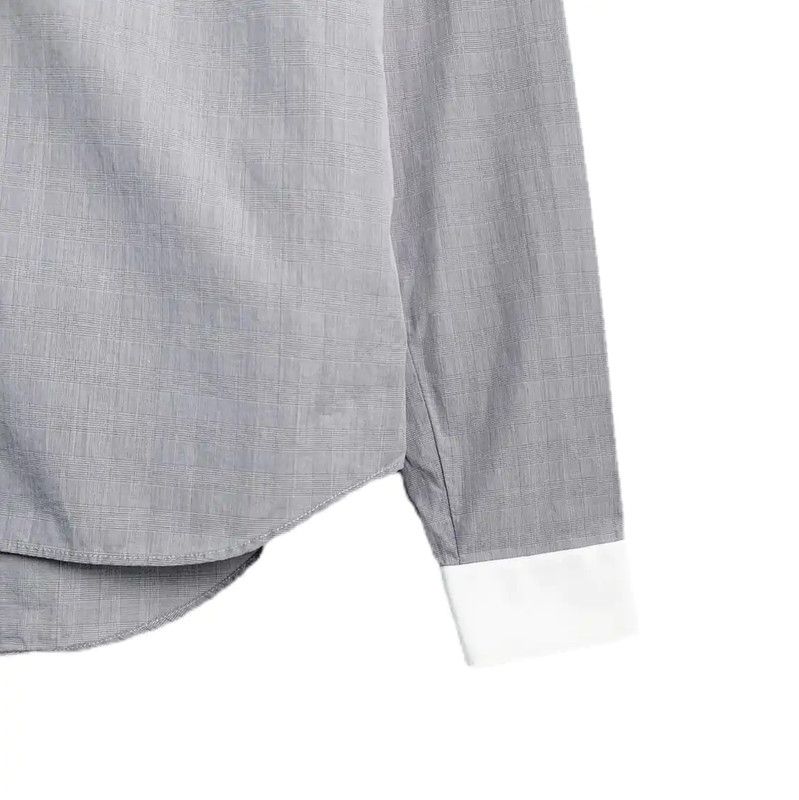 Dior Dior Grey Cotton Long Sleeve Shirt 0089 Size US XXS / EU 40 - 5 Thumbnail