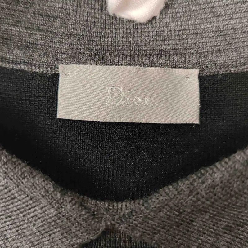 Dior Dior Gray Wool Pullover Sweater for Men 0089 Size US S / EU 44-46 / 1 - 3 Thumbnail