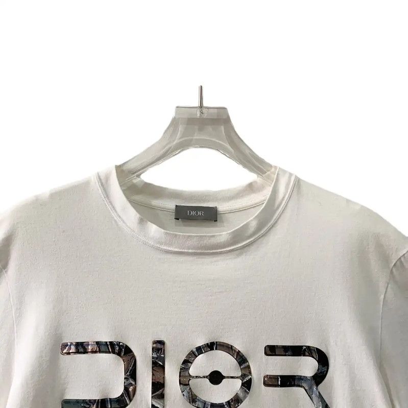 Dior Dior White Cotton Men's T-Shirt 0089 Size US S / EU 44-46 / 1 - 3 Thumbnail