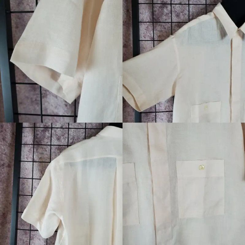 Dior Dior Summer Pink Linen Short Sleeve Shirt 0089 Size US L / EU 52-54 / 3 - 7 Thumbnail