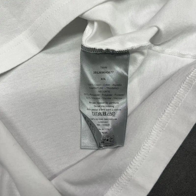 Dior Dior White Men's T-Shirt 0089 Size US M / EU 48-50 / 2 - 5 Thumbnail