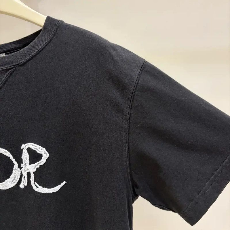 Dior Dior Black Cotton Logo Short Sleeve T-Shirt 0089 Size US S / EU 44-46 / 1 - 4 Thumbnail