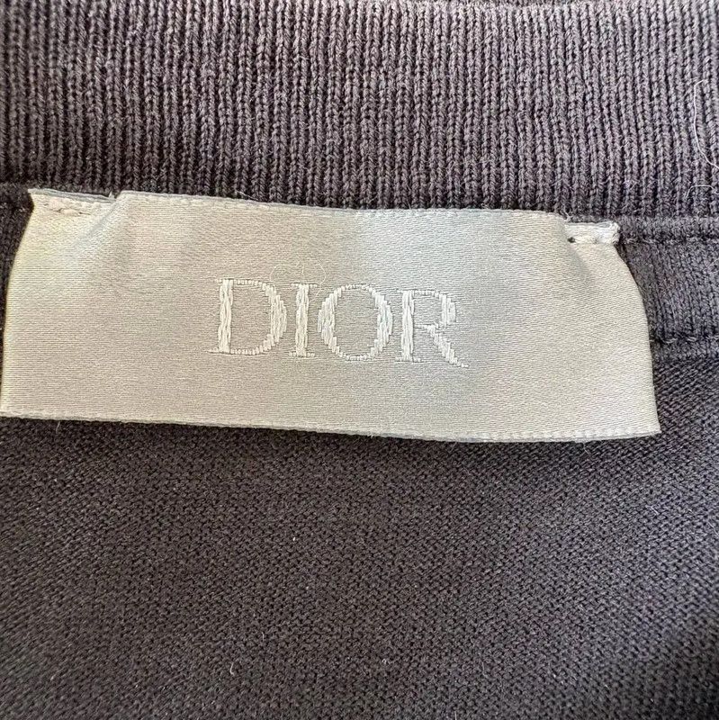 Dior Dior Black Cotton Logo Short Sleeve T-Shirt 0089 Size US S / EU 44-46 / 1 - 7 Thumbnail