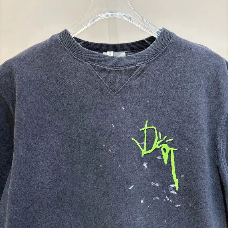 Dior Dior Black Cotton Embroidered Short Sleeve T-Shirt 0089 Size US XS / EU 42 / 0 - 3 Thumbnail