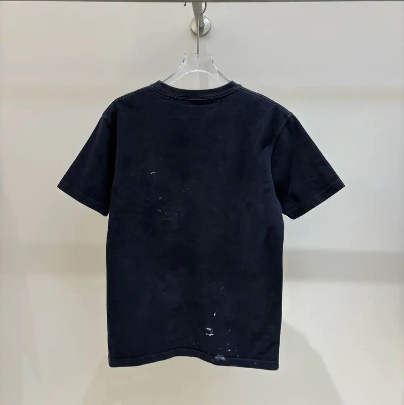 Dior Dior Black Cotton Embroidered Short Sleeve T-Shirt 0089 Size US XS / EU 42 / 0 - 2 Thumbnail