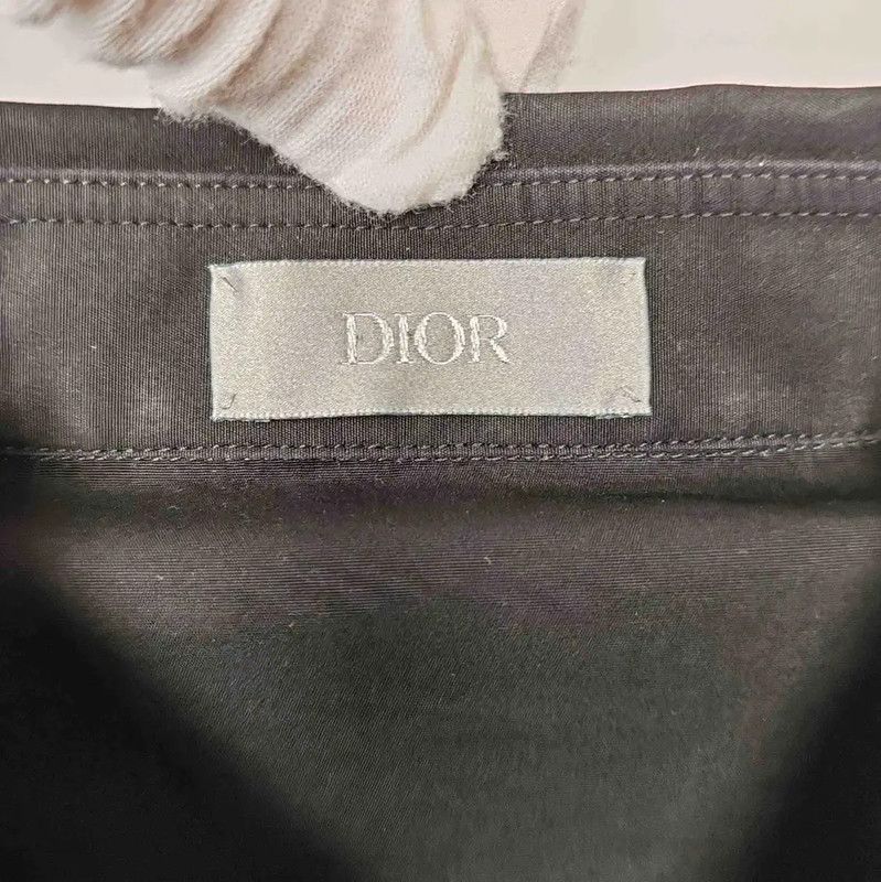 Dior Dior Black Cotton Long Sleeve Shirt for Men 0089 Size US L / EU 52-54 / 3 - 3 Thumbnail