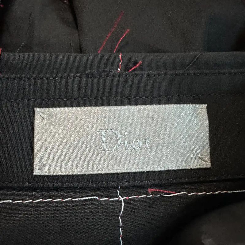 Dior Dior Black Cotton Embroidered Long Sleeve Shirt 0089 Size US M / EU 48-50 / 2 - 7 Thumbnail