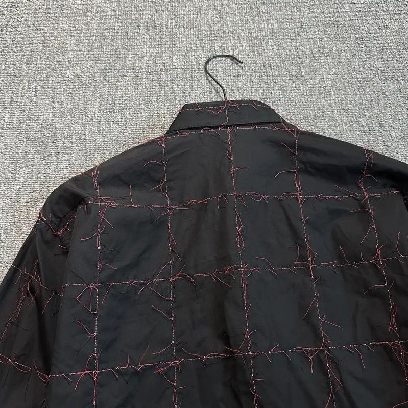 Dior Dior Black Cotton Embroidered Long Sleeve Shirt 0089 Size US M / EU 48-50 / 2 - 4 Thumbnail