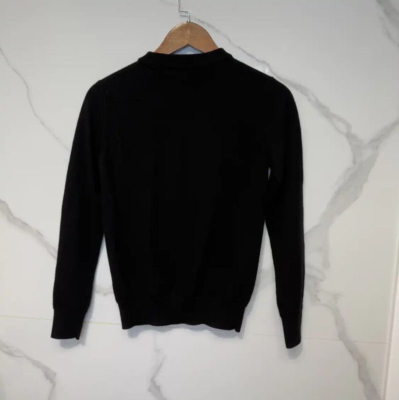 Dior Dior Black Wool Long Sleeve Pullover 0089 Size US S / EU 44-46 / 1 - 2 Thumbnail